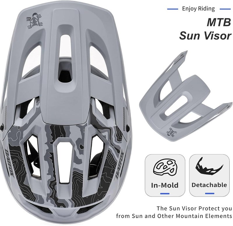 BATFOX Bike Helmet,Mountain Bike Helmet Helmets for Men Women Adults Youth - Image 5